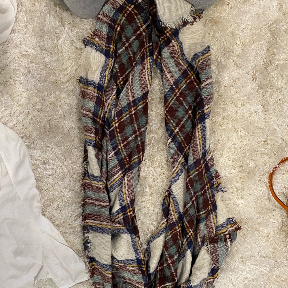 Plaid boutique scarf